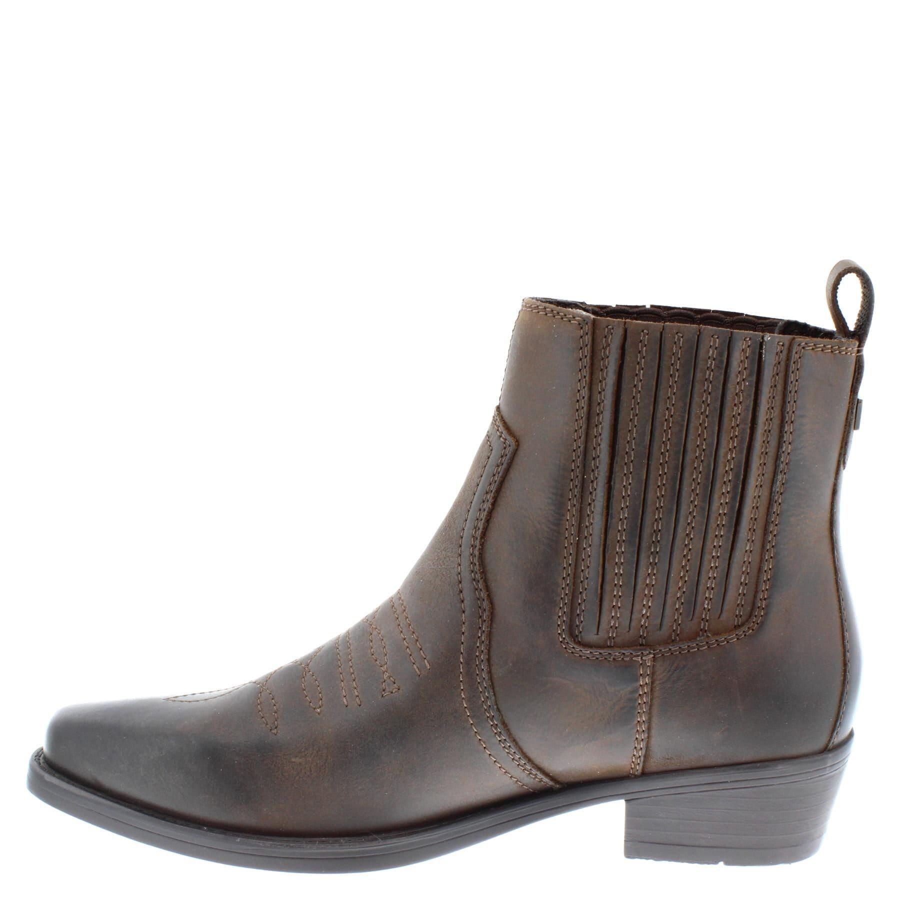 Wrangler Wrangler Men's Tex Mid Leather Western Cowboy Boots in Brown - 4