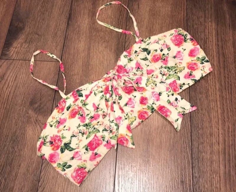 ASOS 💗 Rare @ Topshop floral crop top cami BNWT size 14 asos 💗