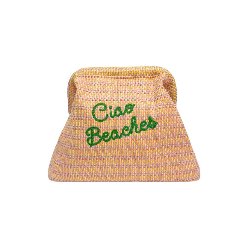 Lilly Loves Lilly Loves Women's Ciao Beaches Pink Clutch Bag in Baby Pink - 1