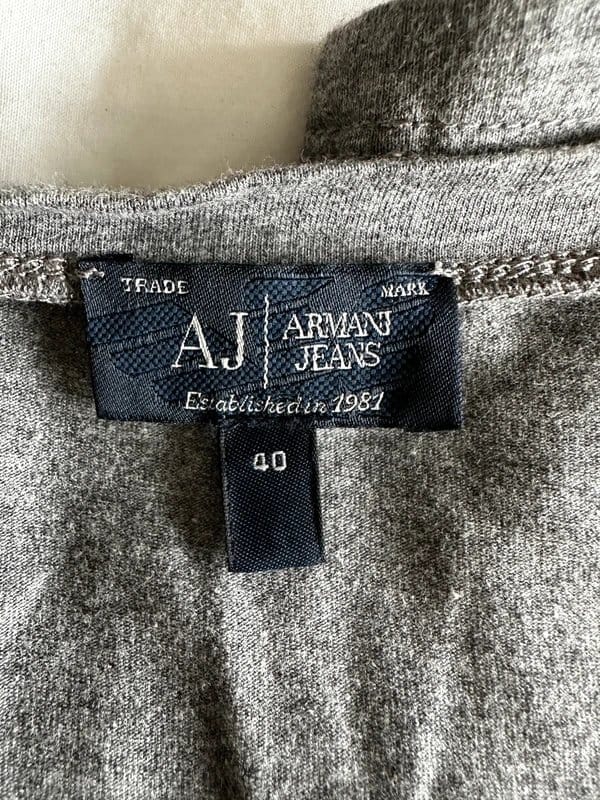 Armani Jeans Armani Jeans sparkle long sleeved T-shirt - 1