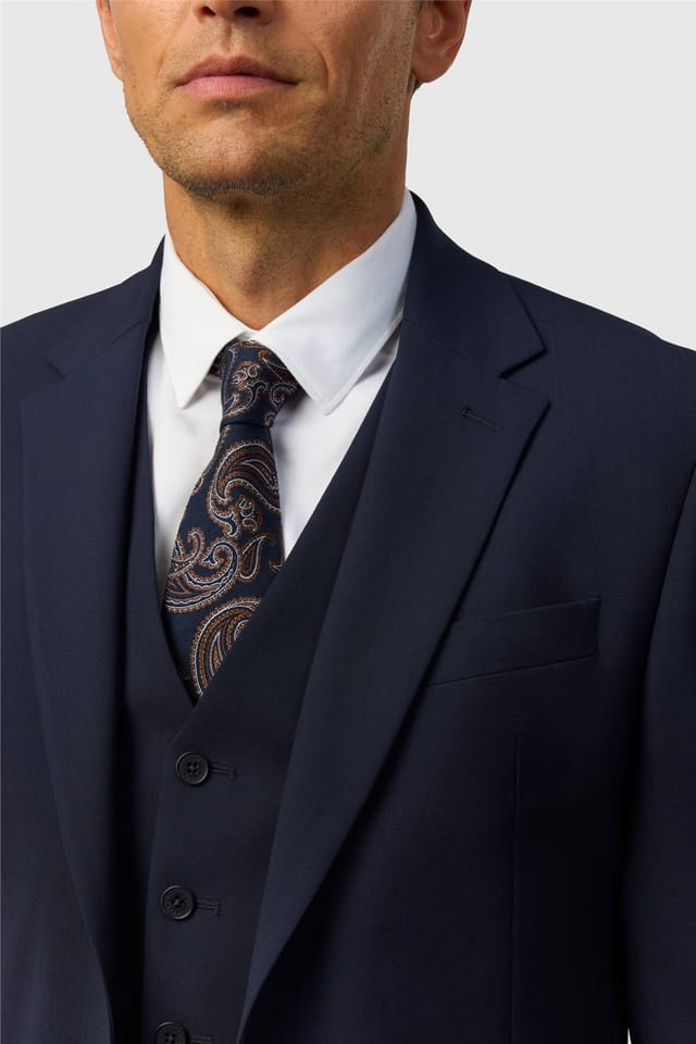 Ted Baker Ted Baker Men's Paisley Tie in Dark Blue - 2