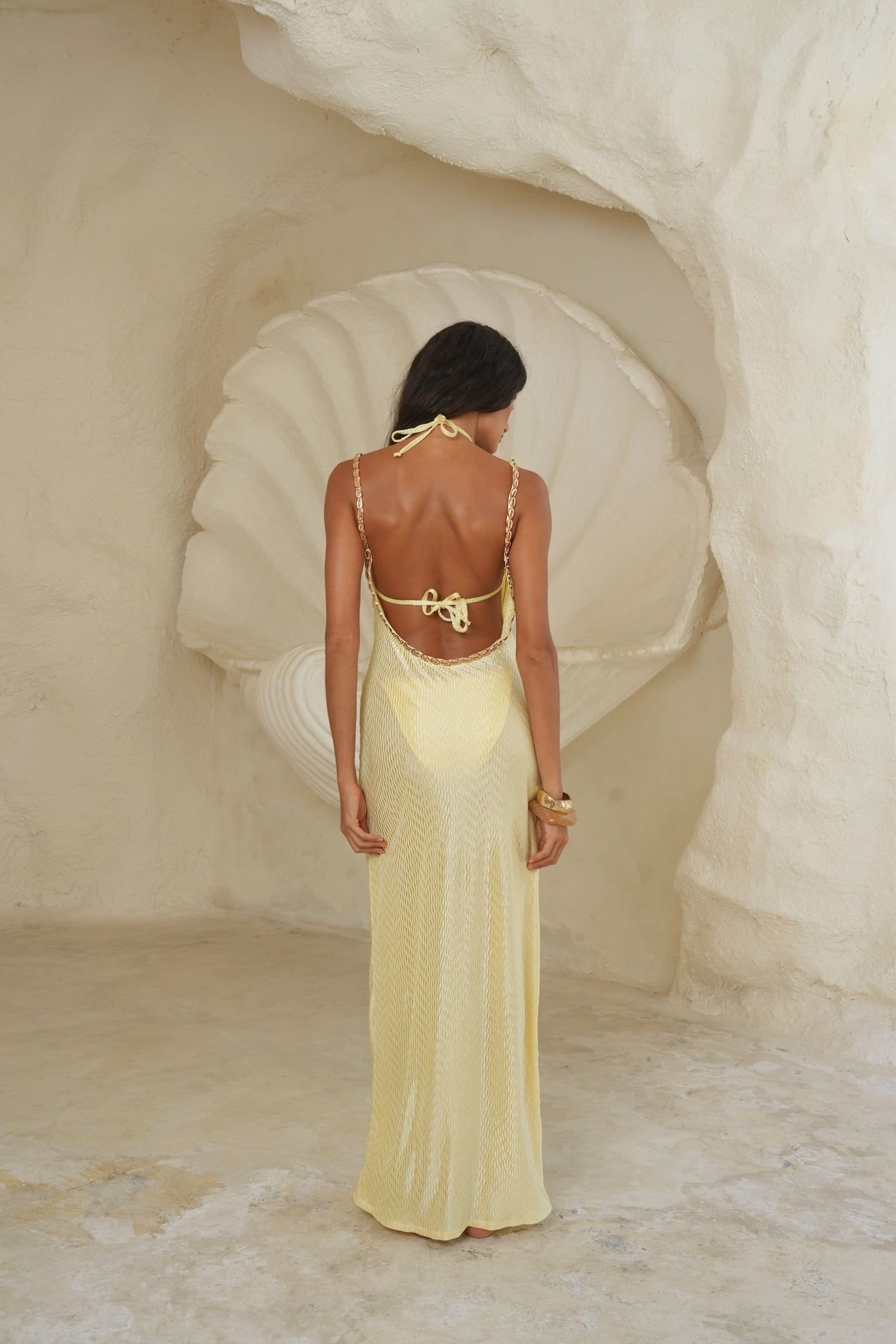Moda Minx Moda Minx Women's Eden Maxi Dress in Yellow - 4