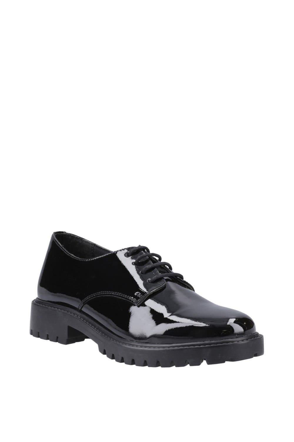 Hush Puppies Hush Puppies Women's Aubrey Lace Up Patent Senior in Black