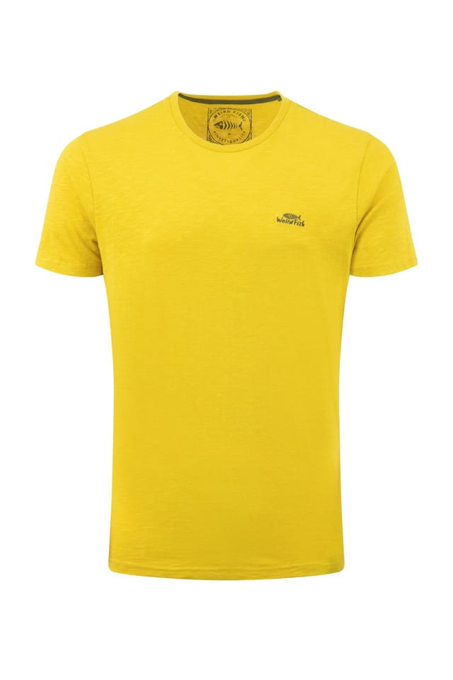 Weird Fish Weird Fish Men's Fished Branded T-Shirt in Light Green - 2