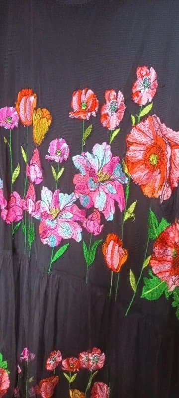 ASOS Design Embroidered layered tulle maxi dress