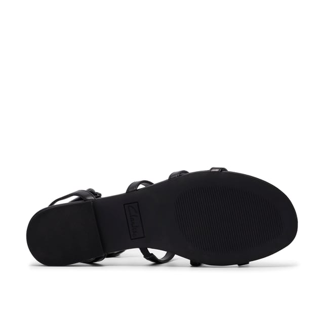 Clarks Clarks Women's Kediri Glad Black Flat Sandals - 3