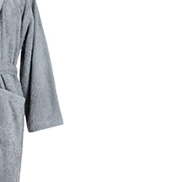 ARTG ARTG Men's Shawl Collar Robe in Grey - 2