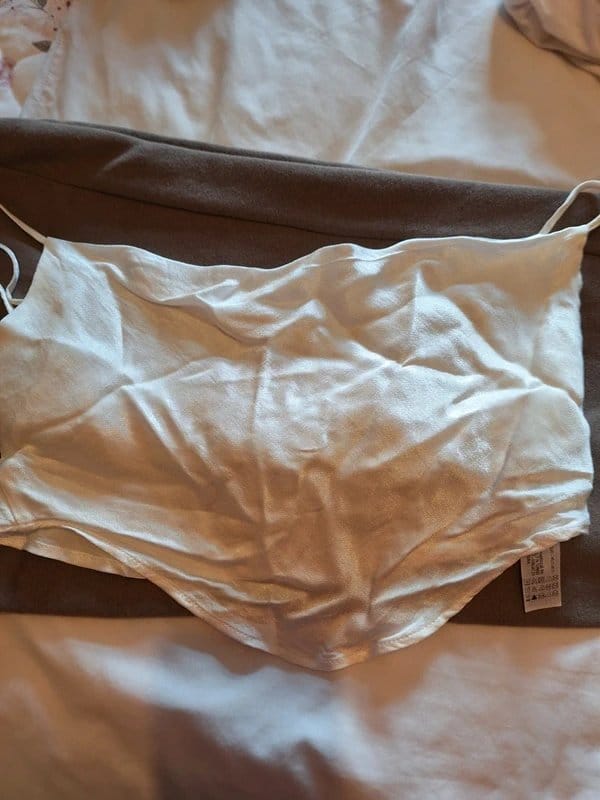 Bershka Crop top, creased appearance - 1