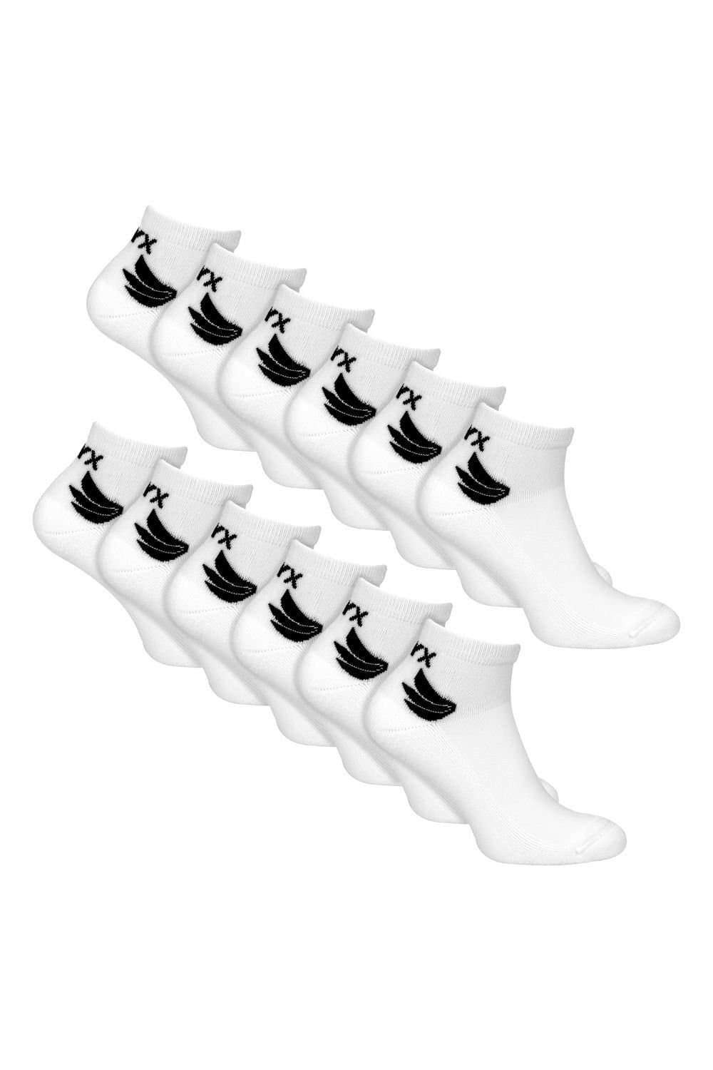 TALYX TALYX Men's 12 Pack Bamboo Ankle Socks in White