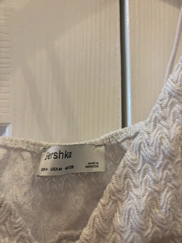 Bershka White bralette top