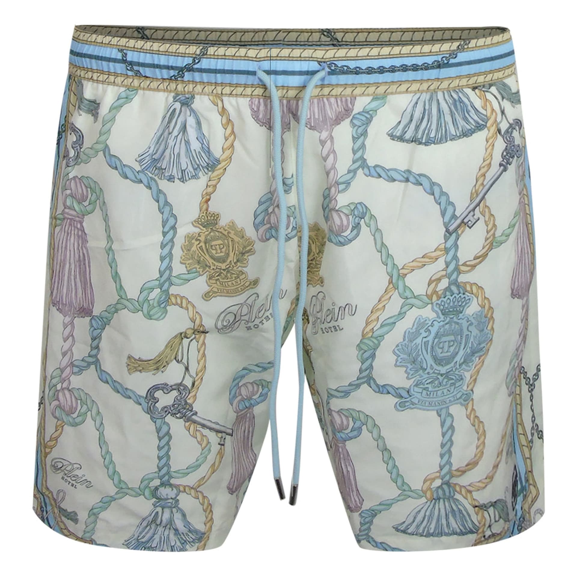 Philipp Plein Philipp Plein Men's Swimming Shorts in White