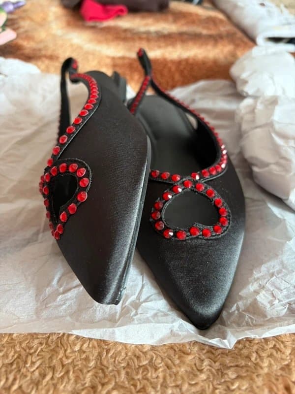 ASOS Black Flat Pointed Shoes/ Ballerinas
