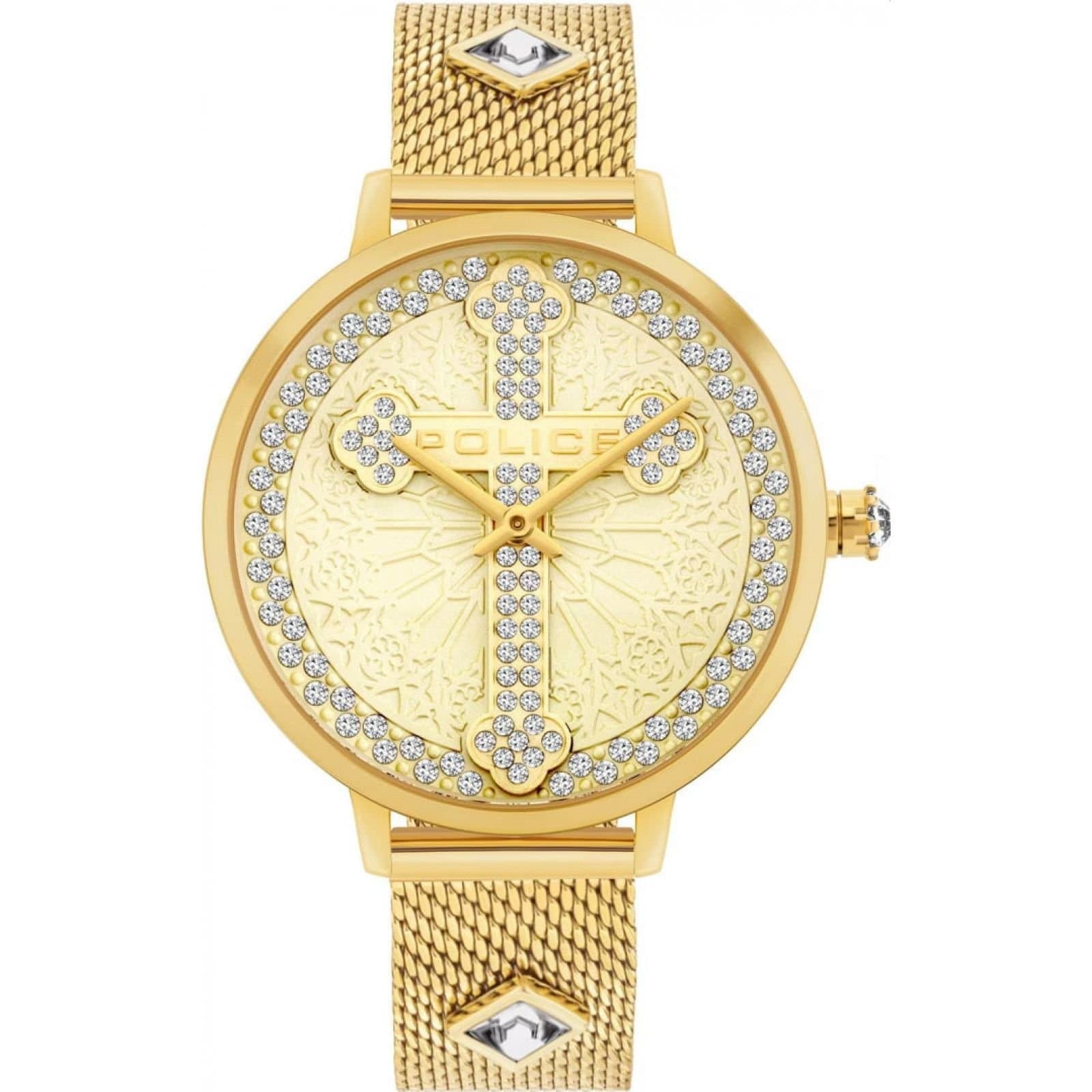 Police Police Women's PL16031MSG.22MMA 36mm Quartz Watch in Gold