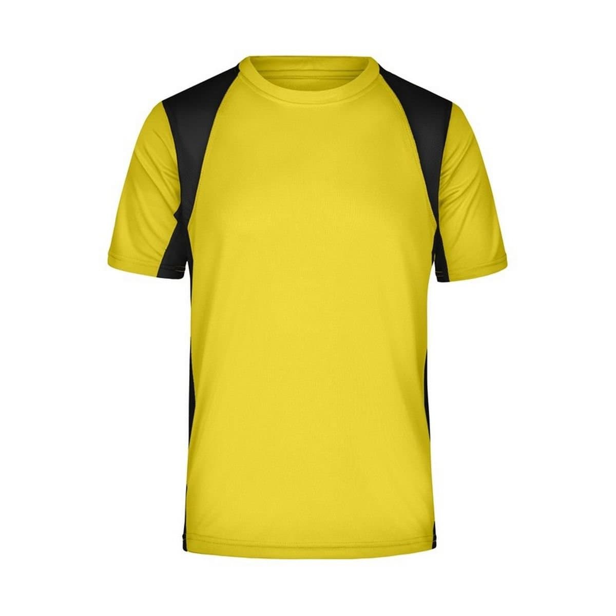 James and Nicholson James and Nicholson Men's Running T-Shirt in Yellow