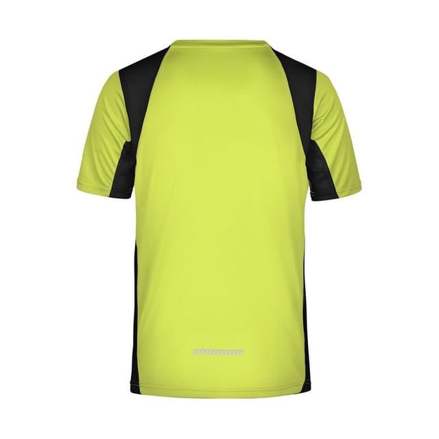James and Nicholson James and Nicholson Men's Running T-Shirt in Yellow - 2