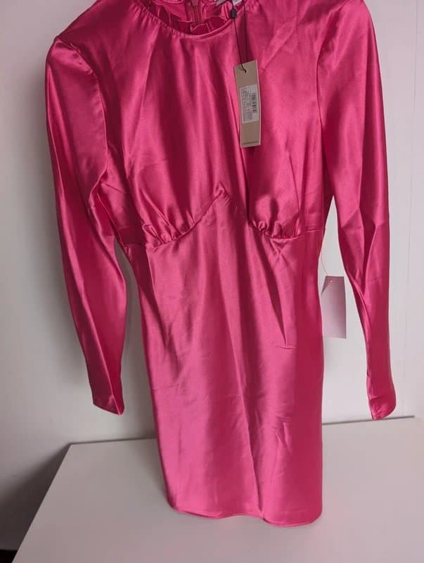 Never Fully Dressed Hot pink Never Fully Dressed satin mini dress new with tags size 12
