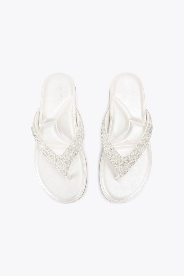 Carvela Carvela Women's 'Riviera Jewel' Fabric Flats in White - 2