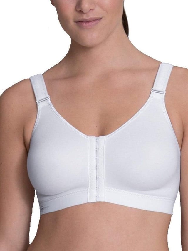 Anita Anita Women's Front Closure Sports Bra in White - 3