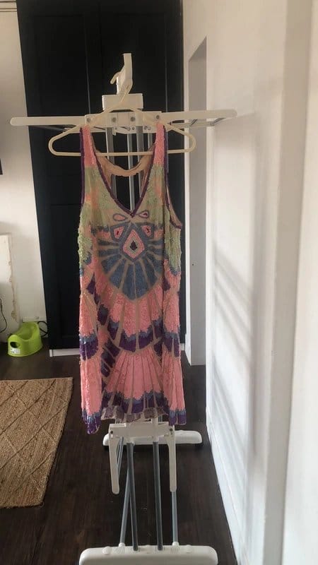 ASOS ASOS fully embellished dress In Pastel colours - 1