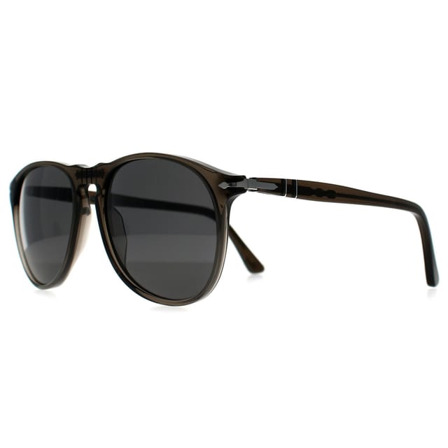 Persol Persol Men's Aviator Smoke Black Polarized PO9649S in Grey - 2