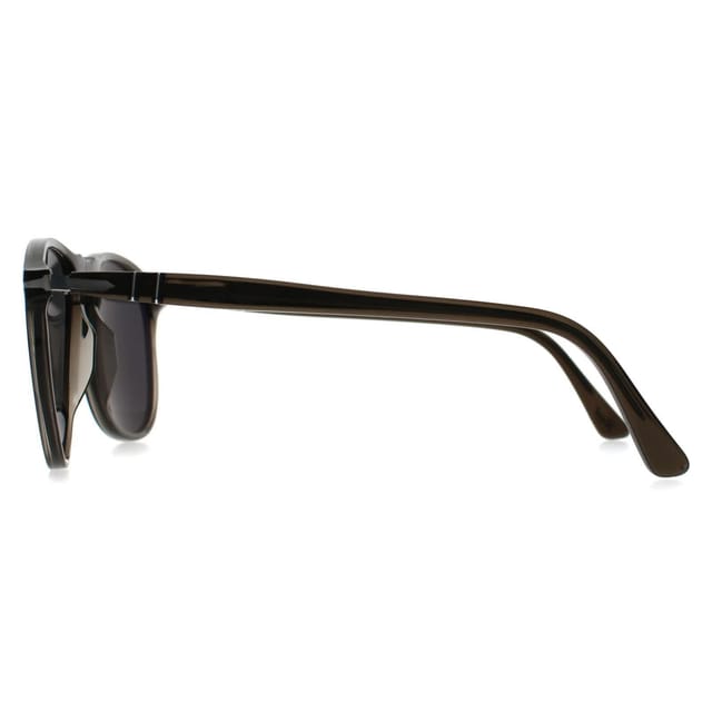 Persol Persol Men's Aviator Smoke Black Polarized PO9649S in Grey - 3