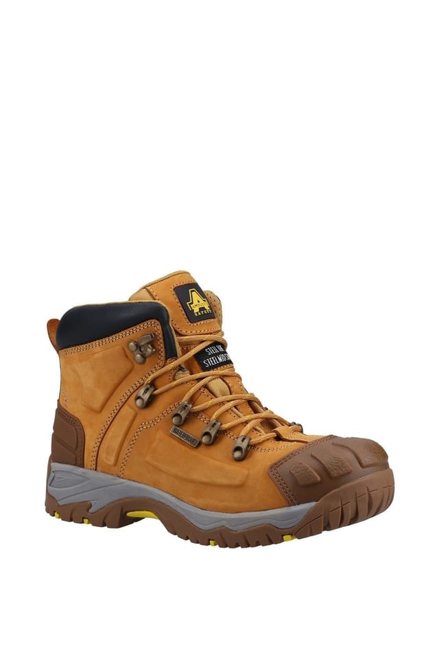 Amblers Amblers Men's Honey '33' Safety Boots in Light Brown - 2