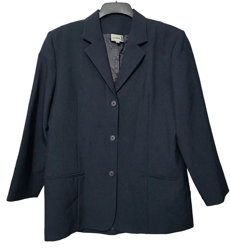 Clover Clover Black Blazer Jacket Size 16