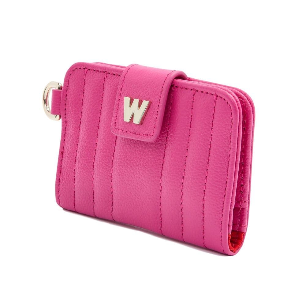 Wolf WOLF Women's Mimi Credit Card Holder with Wristlet in Pink - 4