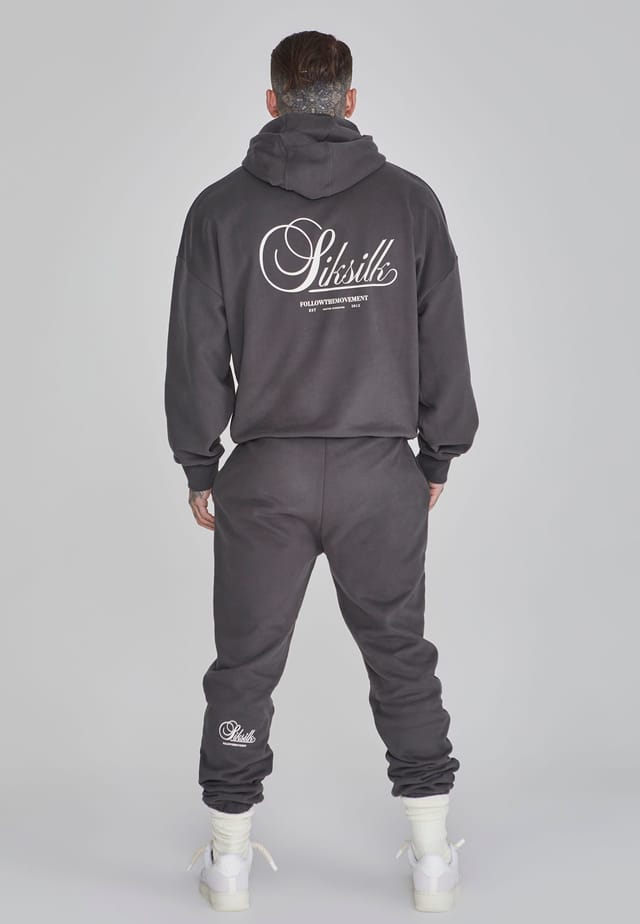 SikSilk SikSilk Men's Graphic Joggers in Green - 3