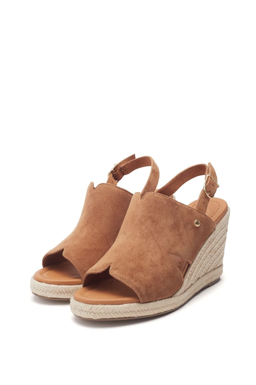 Moda In Pelle Moda In Pelle Women's 'Kanji' Suede Wedges in Tan - 2