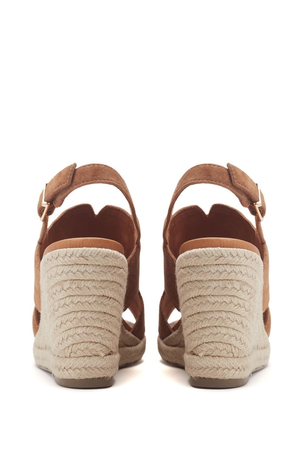 Moda In Pelle Moda In Pelle Women's 'Kanji' Suede Wedges in Tan - 3