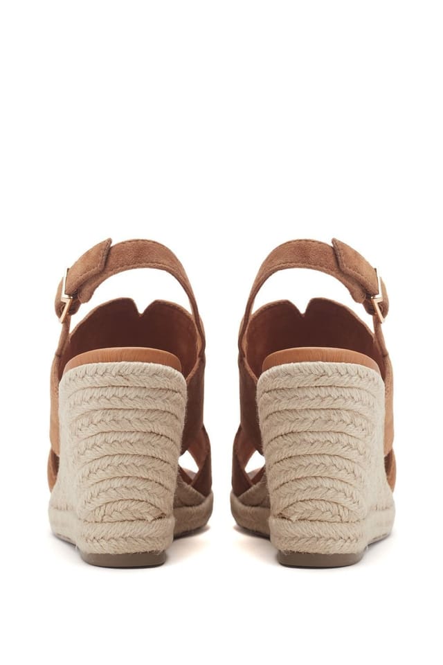 Moda In Pelle Moda In Pelle Women's 'Kanji' Suede Wedges in Tan - 3
