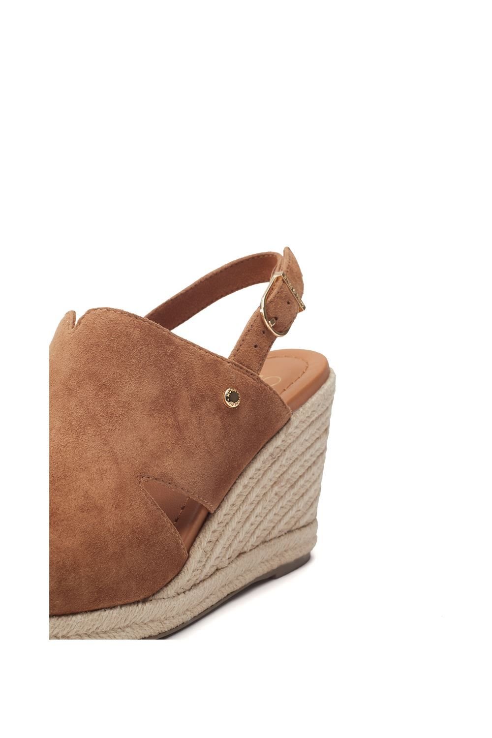 Moda In Pelle Moda In Pelle Women's 'Kanji' Suede Wedges in Tan - 4