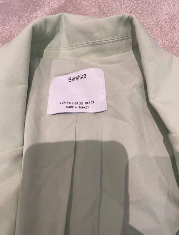 Bershka Lime green blazer