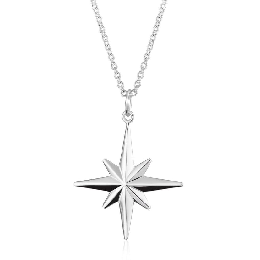 Gold Trip Gold Trip Women's Starburst Pendant in Silver - 1