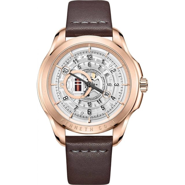 Kenneth Cole Kenneth Cole Men's KCWGA2218001 Classic 44mm Quartz Watch in Brown - 2