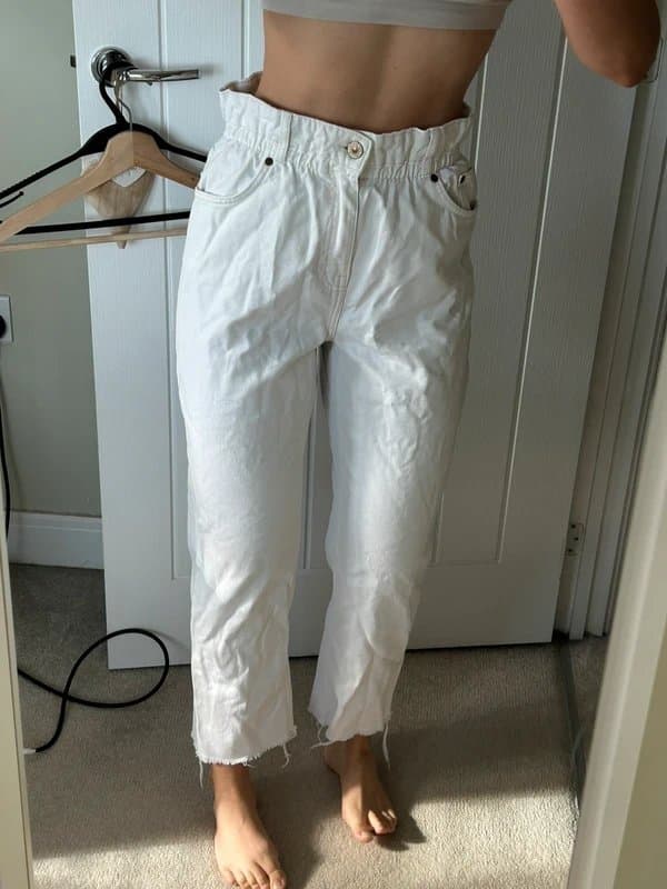 Bershka Bershka white Jean