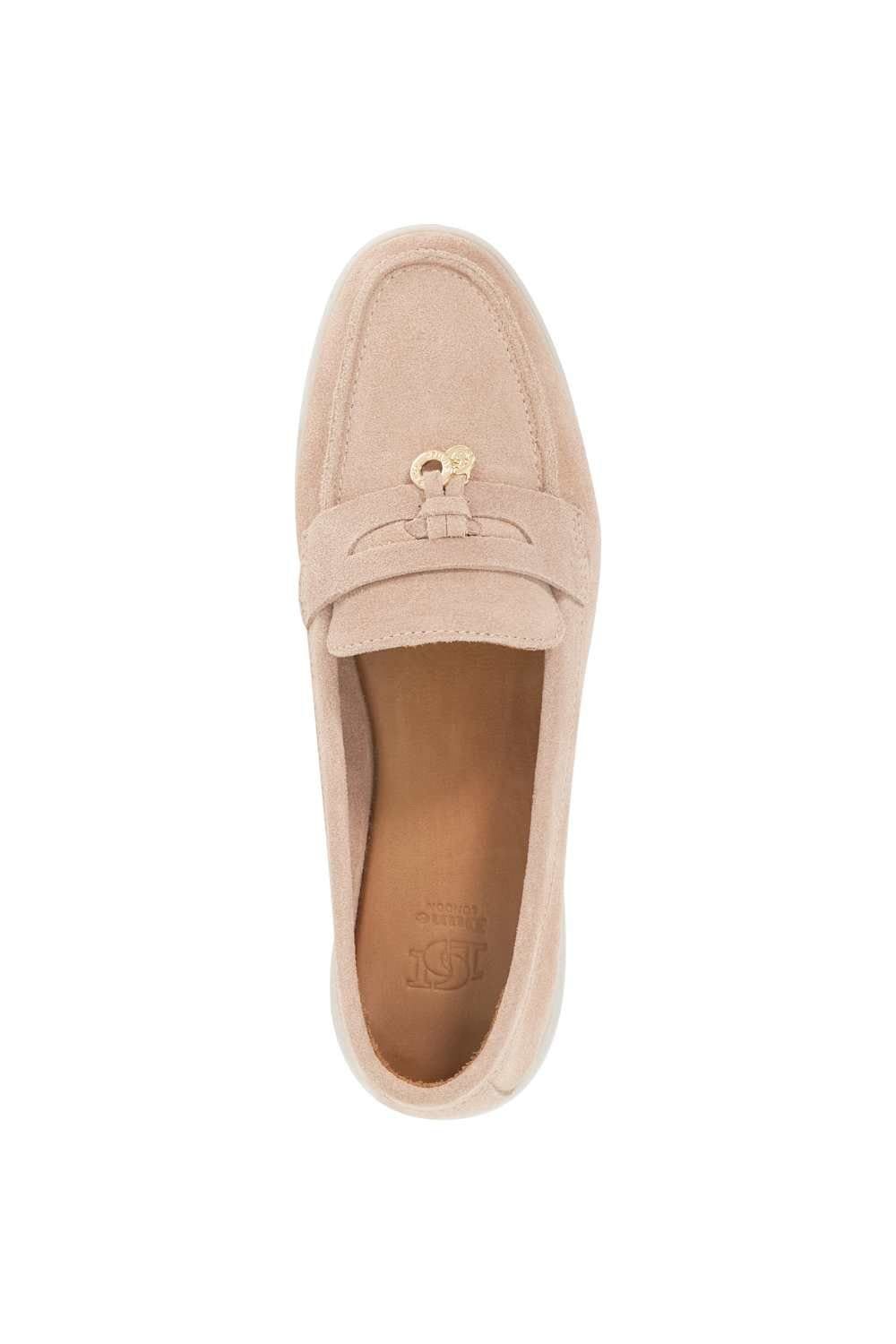 Dune London Dune London Women's 'Grinning' Suede Loafers in Pink - 4