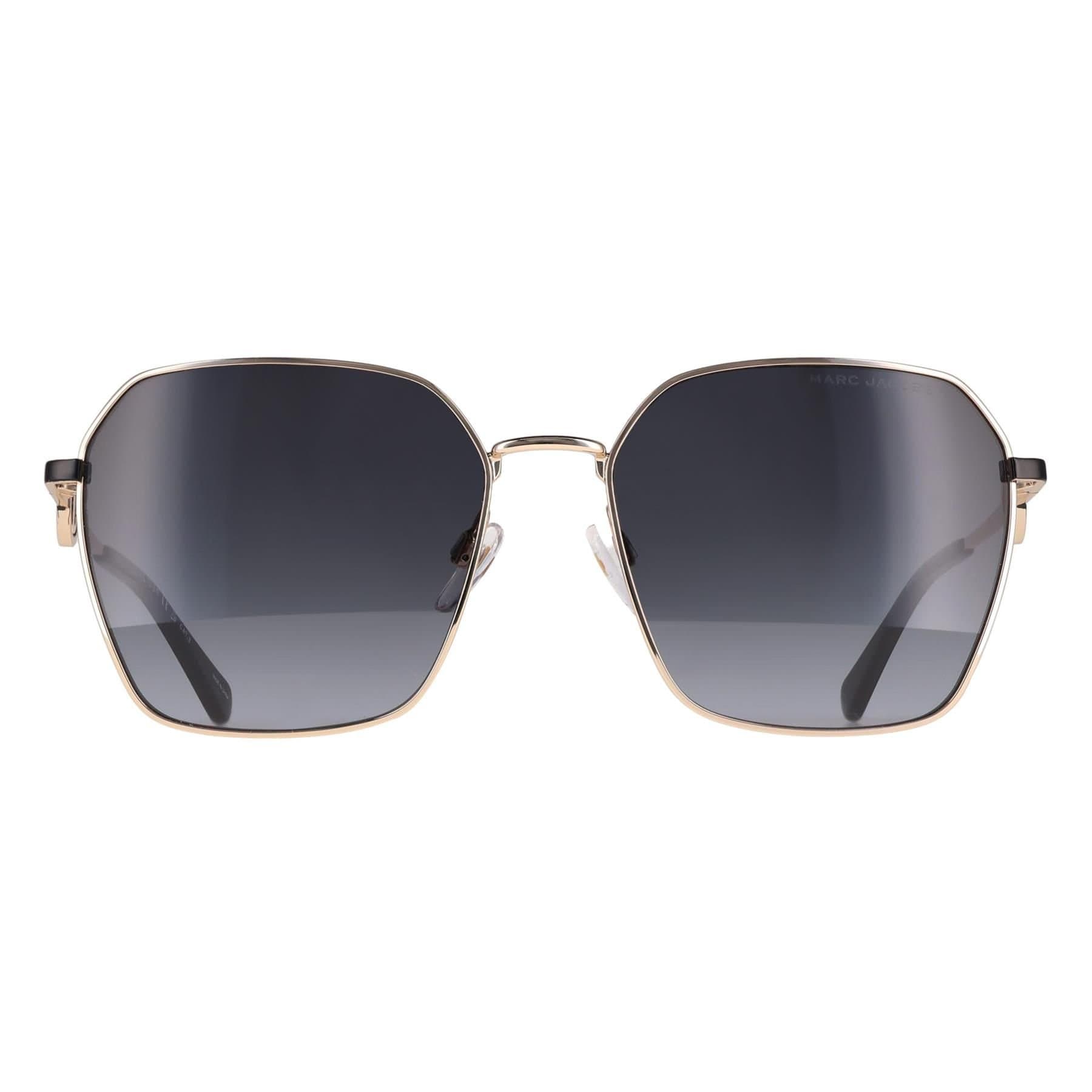 Marc Jacobs Marc Jacobs Women's Square Gold Black Dark Grey Gradient MARC 729/S