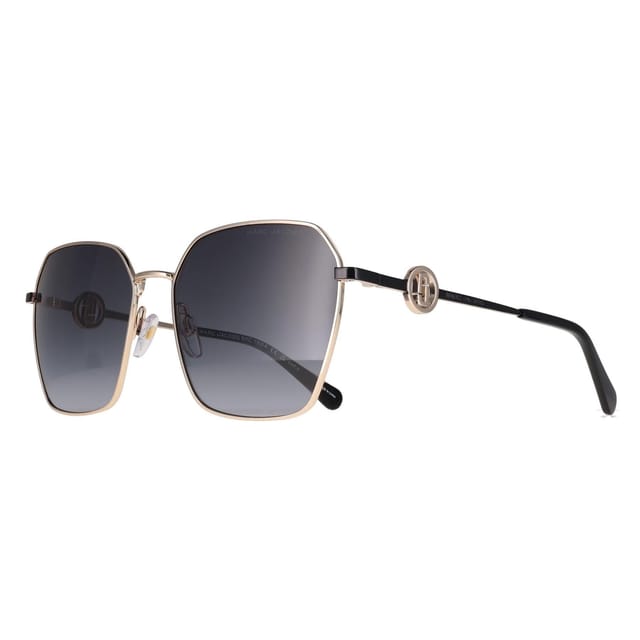 Marc Jacobs Marc Jacobs Women's Square Gold Black Dark Grey Gradient MARC 729/S - 2
