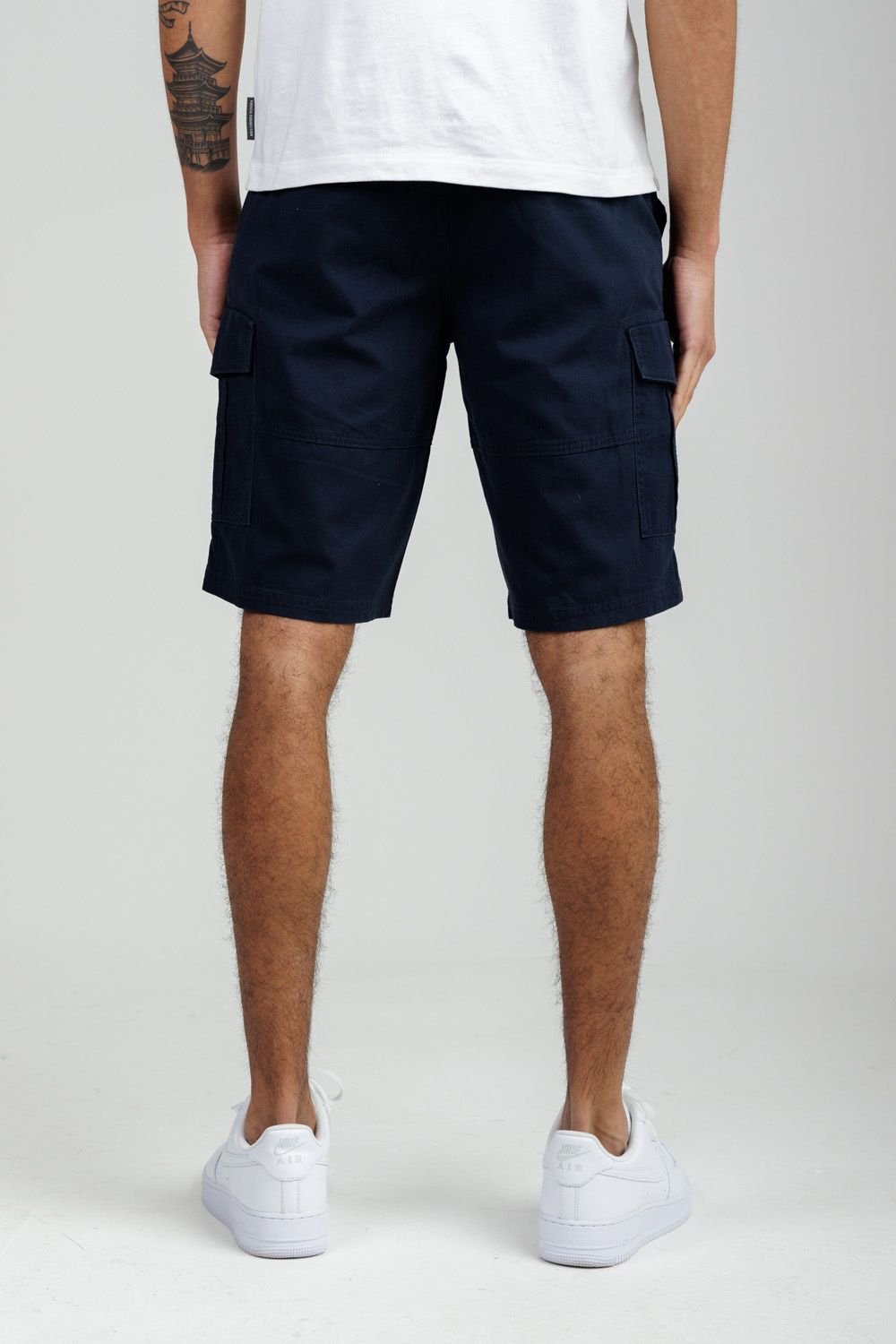 Tokyo Laundry Tokyo Laundry Men's Cotton Cargo Shorts in Navy - 2