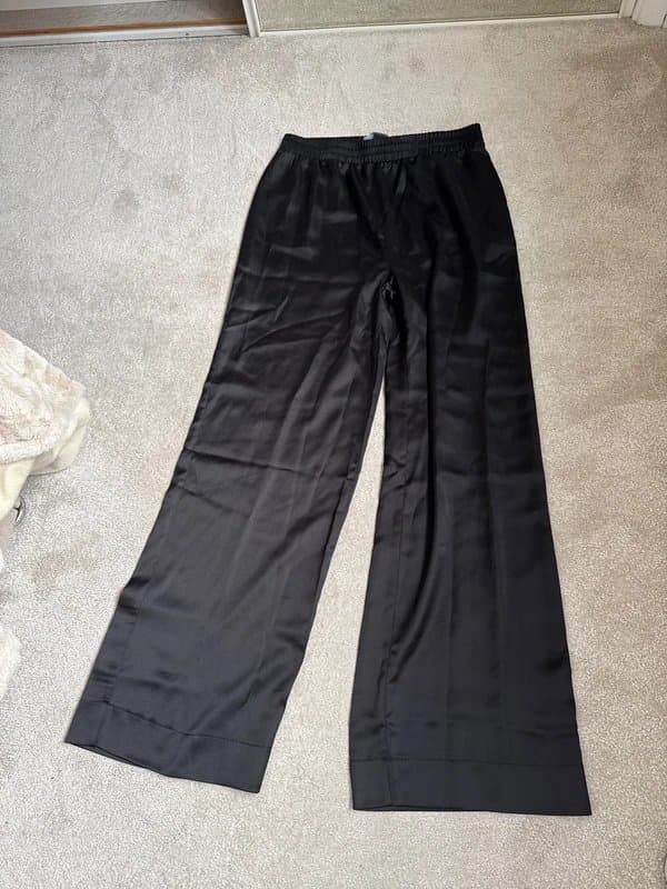 ASOS elasticated waist silk trousers