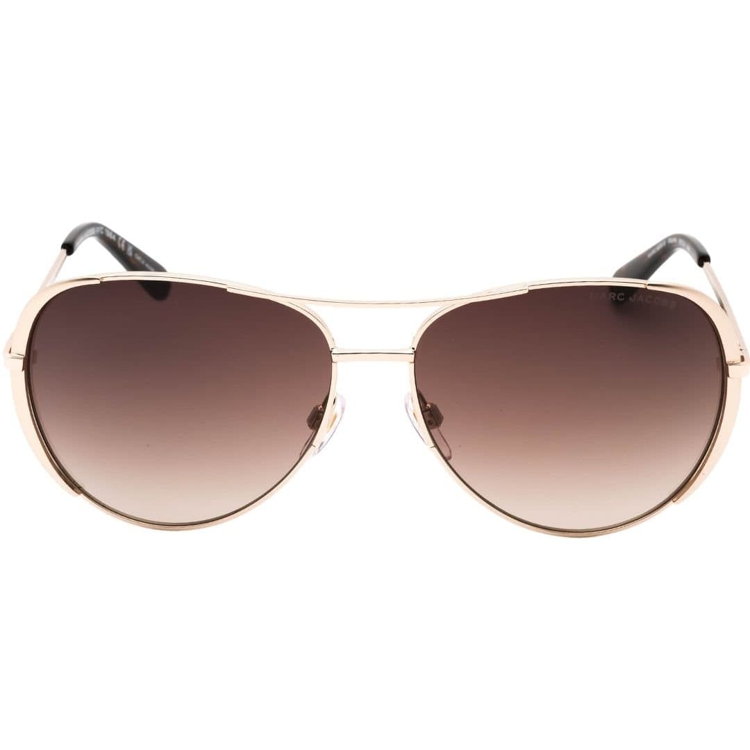 Marc Jacobs Marc Jacobs Men's Brown SF Lens Gold Sunglasses