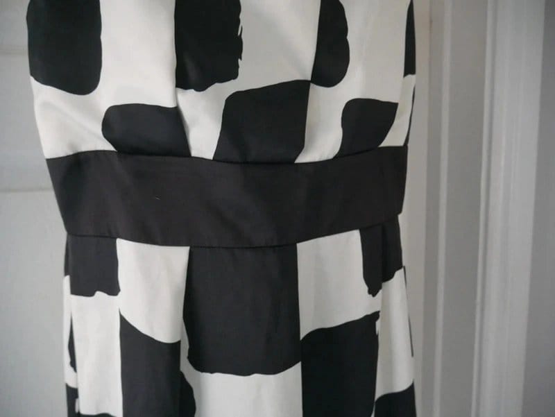 Teatro Black & White Monochrome Dress for Wedding Guest