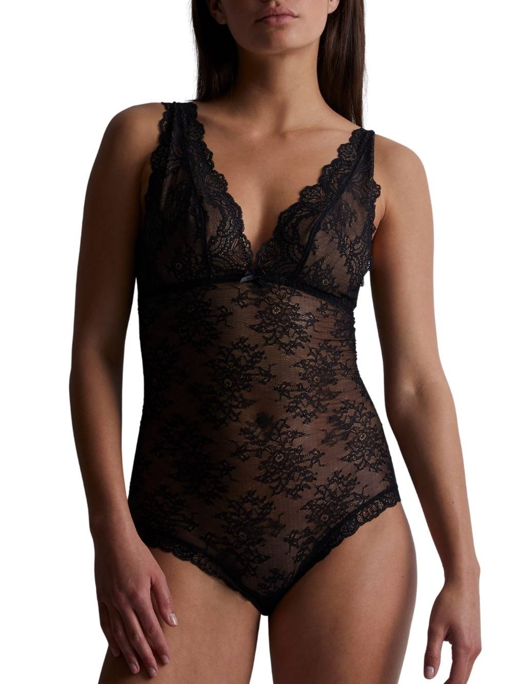 Aubade Aubade Women's Danse Des Sens Plunge Bodysuit in Black - 2