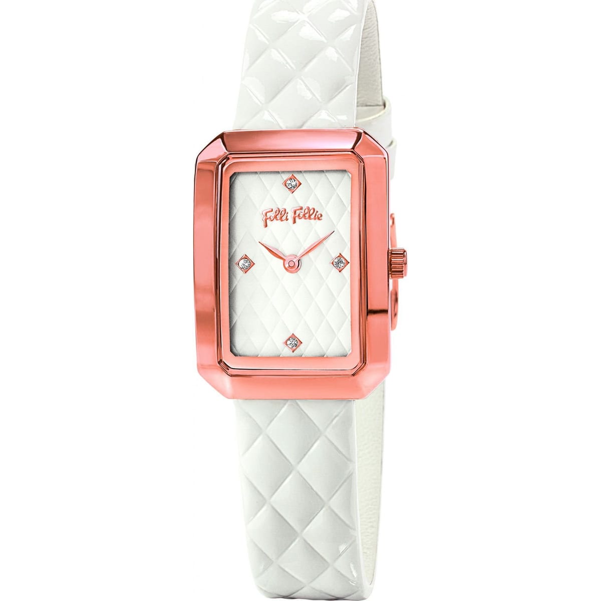 Folli Follie Folli Follie Women's WF16R026SSW 22mm Quartz Watch in White - 1