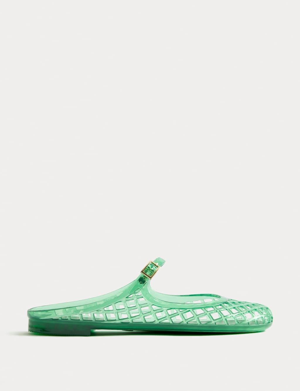 Marks & Spencer M&S Green Jelly Mule Sandals
