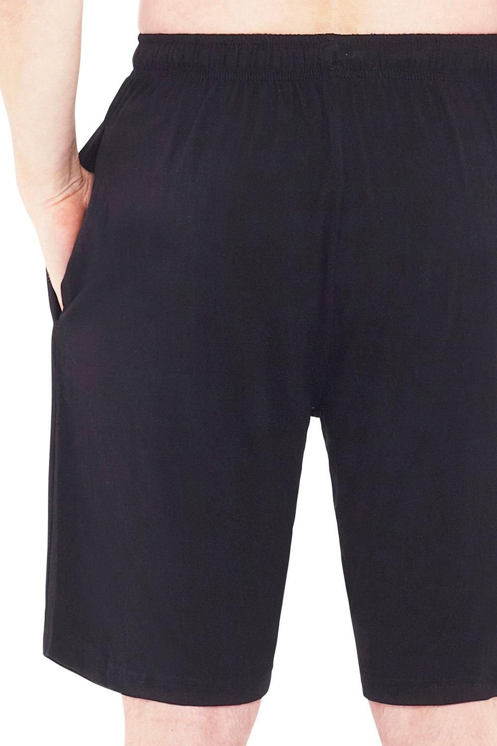 Just Essentials Just Essentials Men's 2 Pack Jersey Pyjama Shorts in Navy - 3