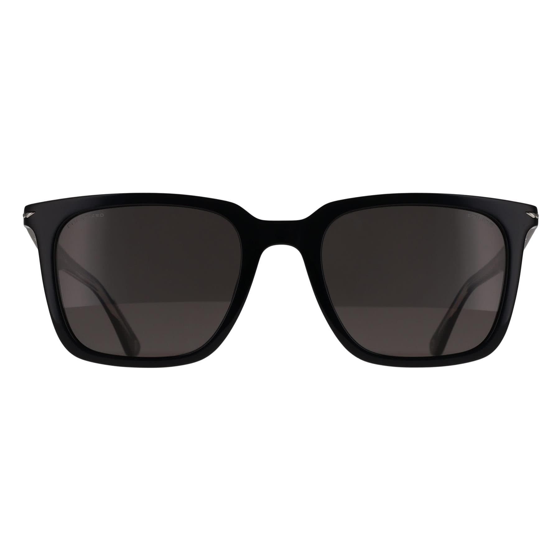 Police Police Men's Rectangle Shiny Black Smoke SPLQ80