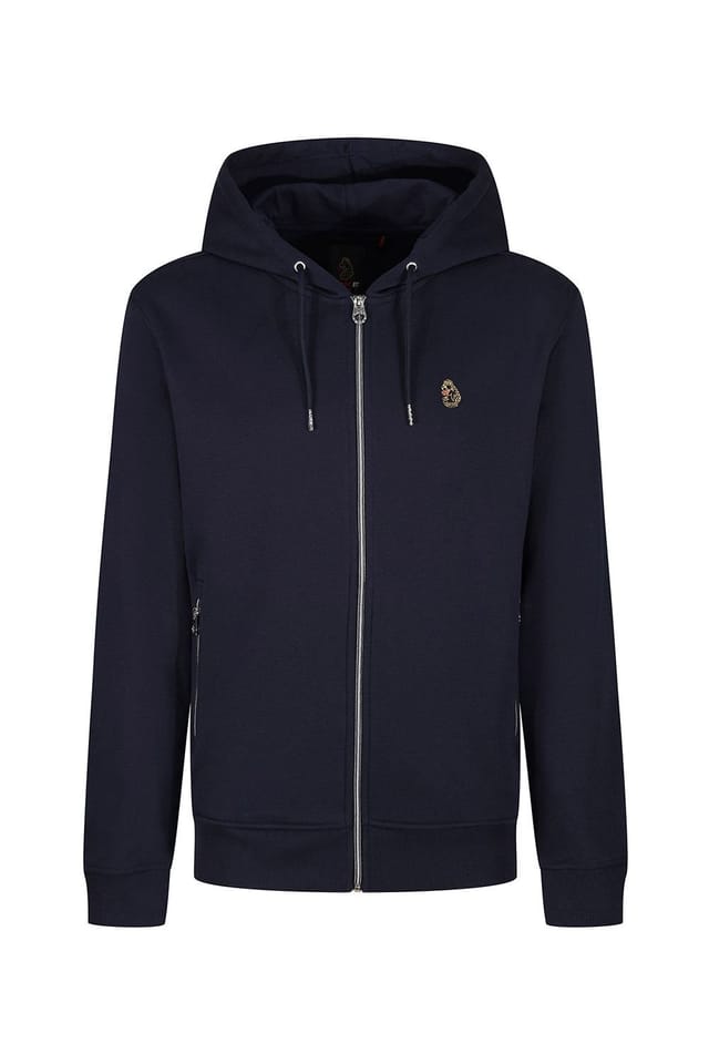 Luke 1977 Luke 1977 Men's Berlin 1000 Zip Hoodie in Dark Navy - 3